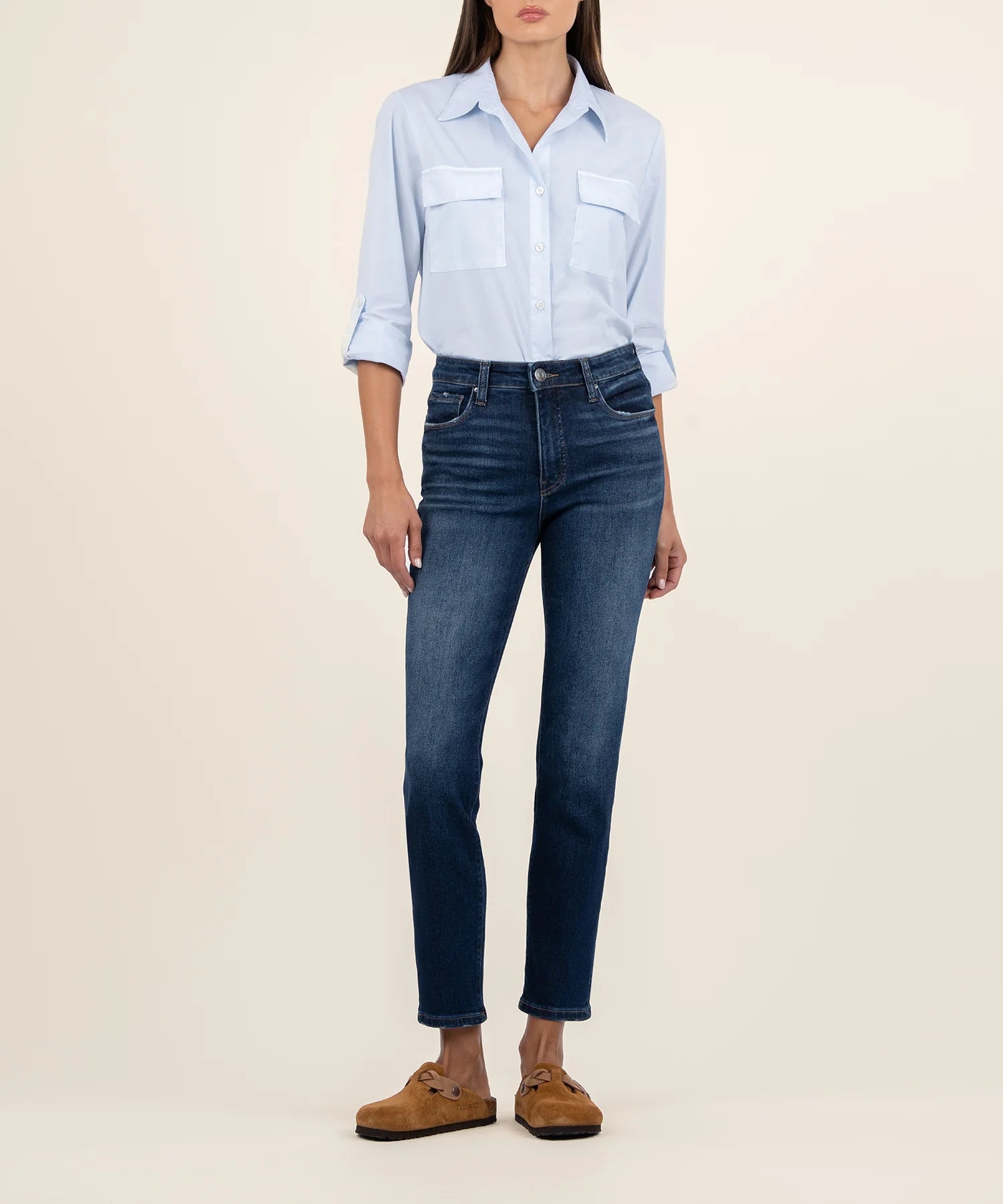 ReeseHigh Straight Ankle Jean