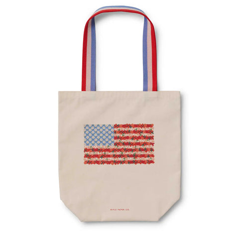 Americana Canvas Tote Bag