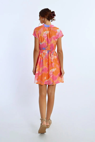 Colorful Shirt Dress