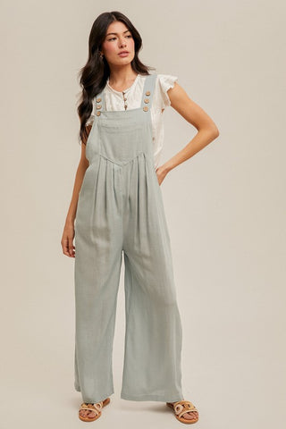 Wide Leg Overalls