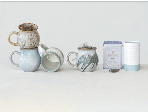 Stoneware Mug w/ holder