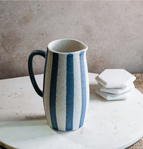 Matte Blue Pitcher