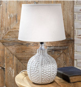 White Dimple Lamp