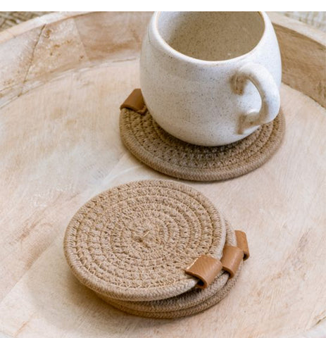 S/4 ROUND COASTERS