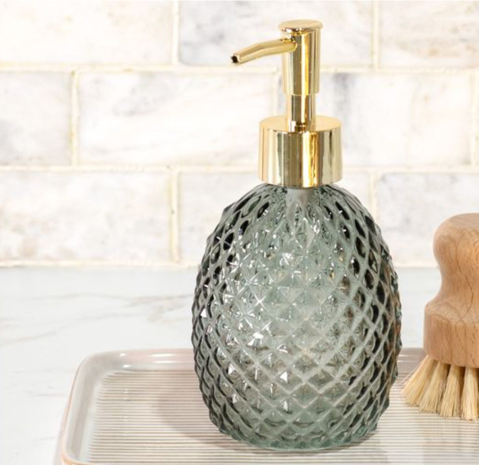 GREY DIAMOND SOAP PUMP