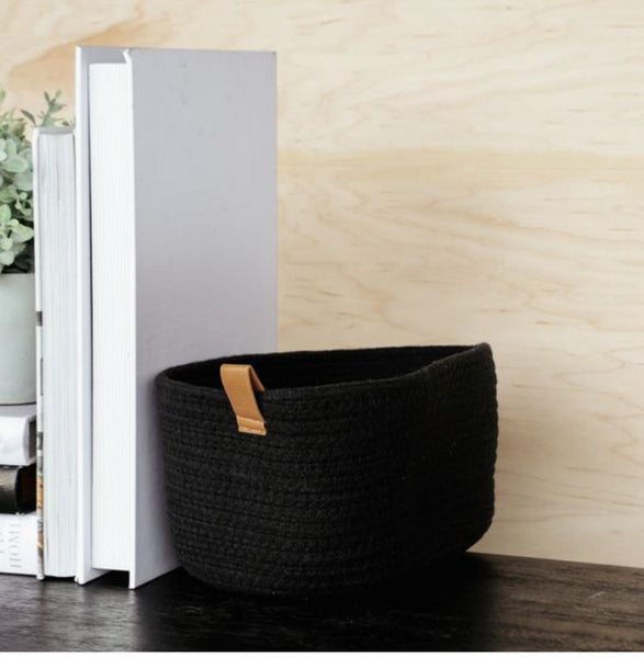 EBONY BASKET 2 colors/sizes