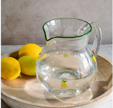 Lemon Bubble Glass