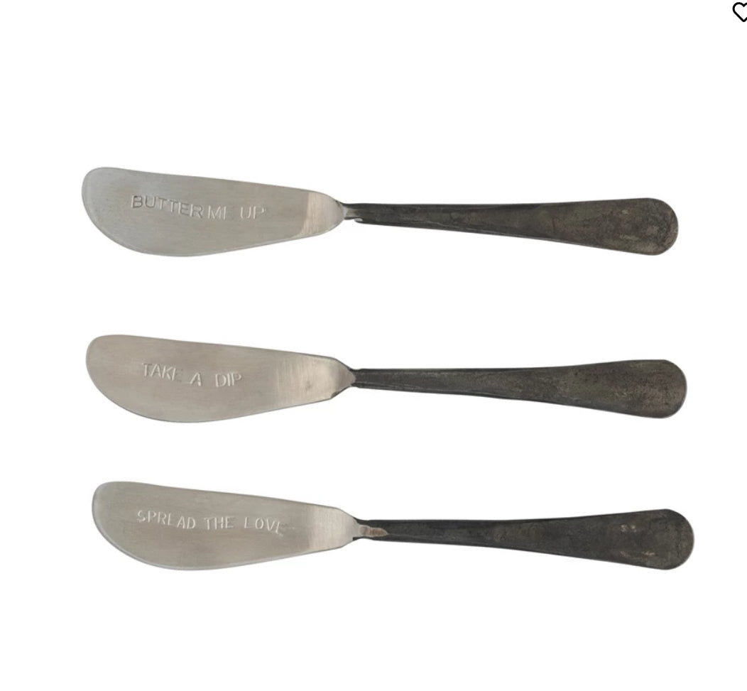 Etched Butter Knife