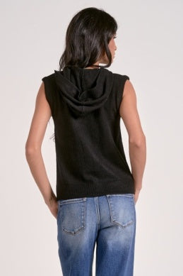 Sleeveless Sweater W Hood