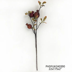 #2 Burnished Pomegranate Branch Garnet