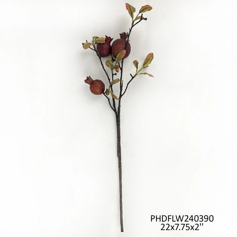 #2 Burnished Pomegranate Branch Garnet