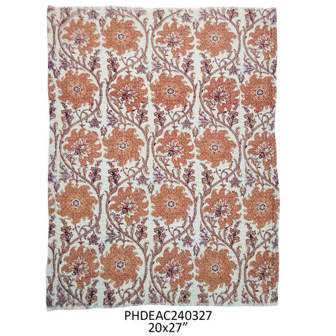 Quince Botanical Print Cotton Dish Towel
