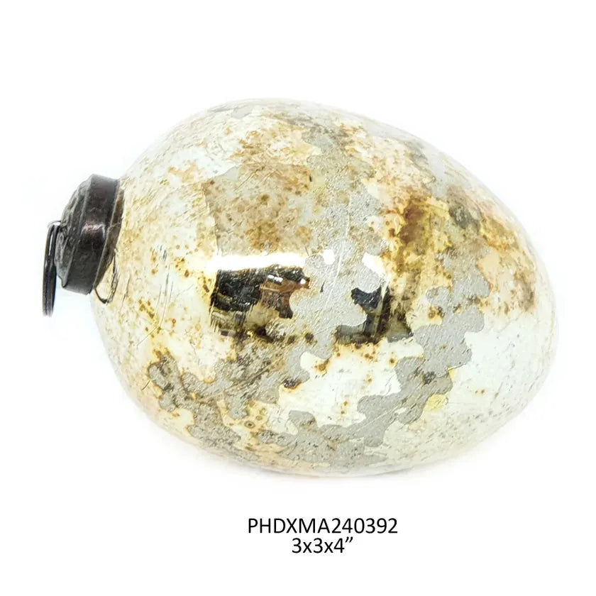 Azure 3” Egg ornament