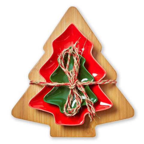 Tree Board W Dishes