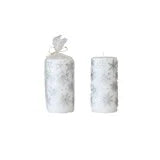 SNOWFLAKE PILLAR CANDLE