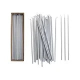 SILVER 0R GOLD THIN TAPERS