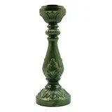 Green mercury glass pillar holders 2 sizes