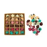 Flocked box of Ornaments