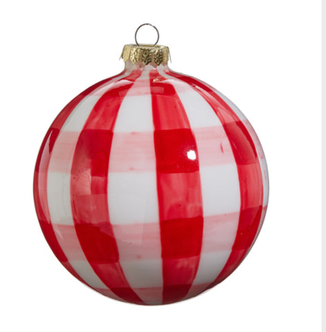 5” GINGHAM ORNAMENT