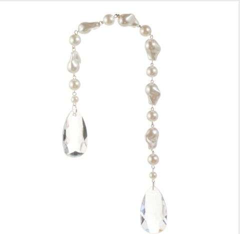 Pearl & Crystal Ornament