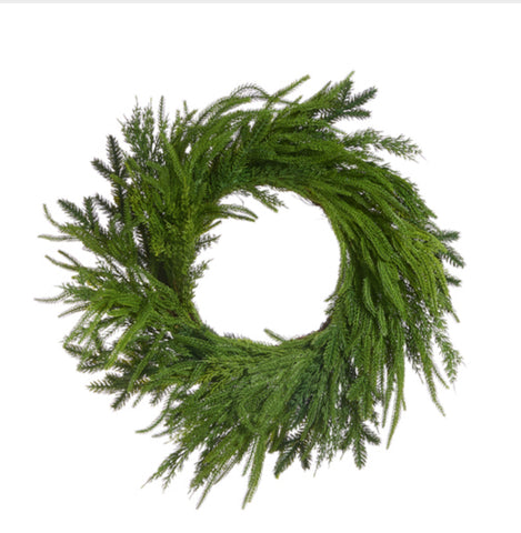 24” mixed Cedar Wreath