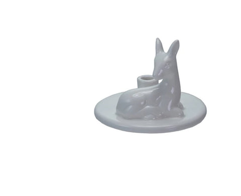 Ceramic Deer Taper Holder