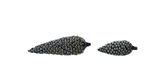 Stoneware Pinecones