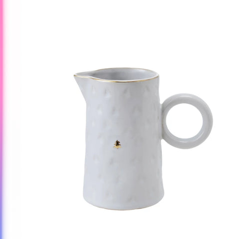 Stoneware Pitcher w Tree