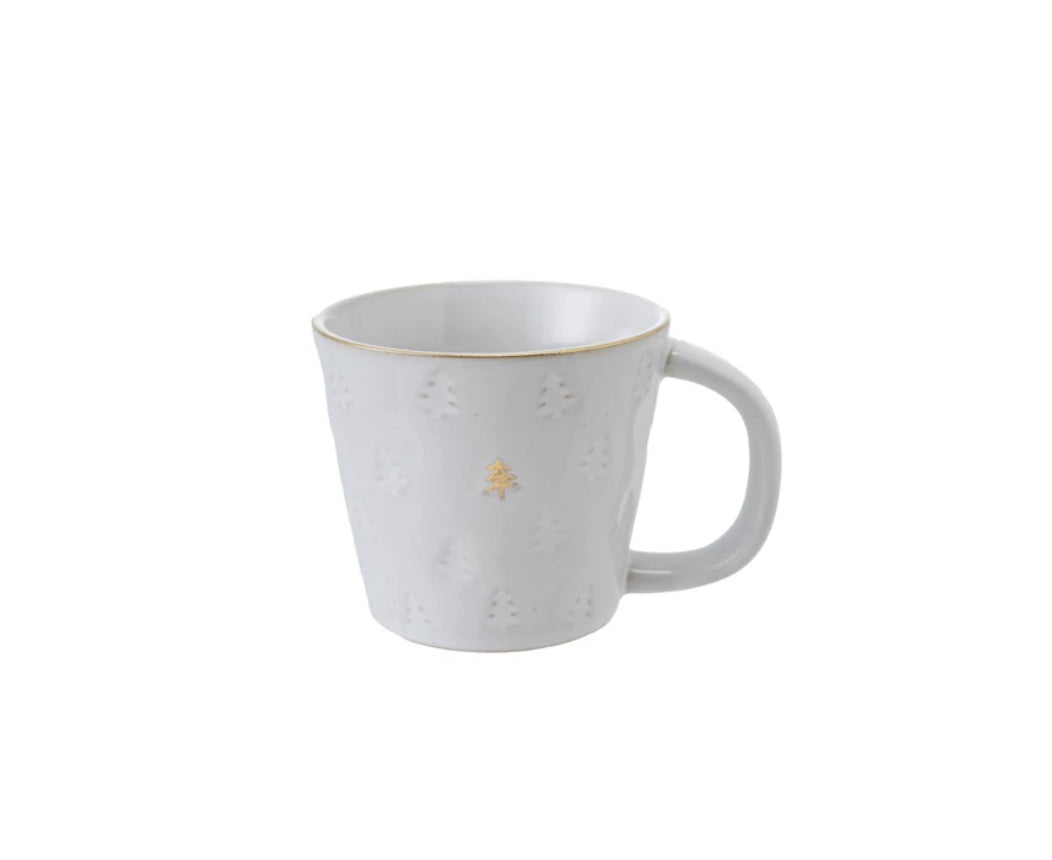 Stoneware Mug w Tree