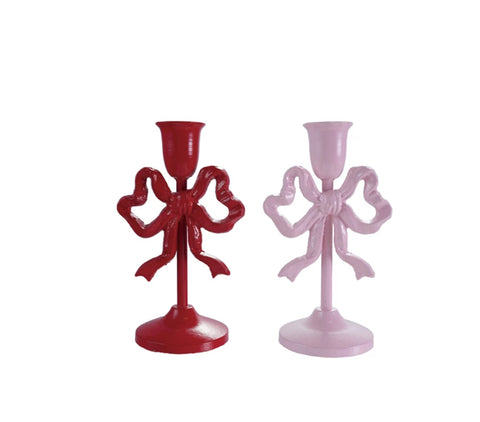 Cast Iron Bow Taper Holder