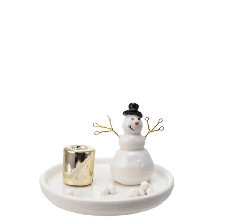 Snowman Taper holder