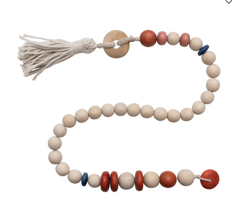 Multi Wood Tassel