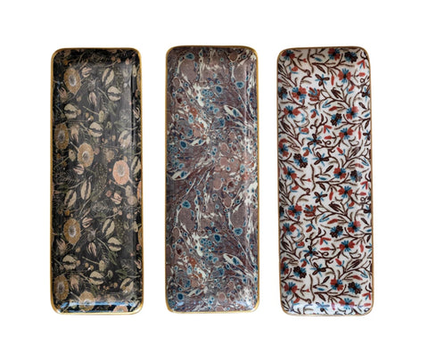 Enameled Metal Trays