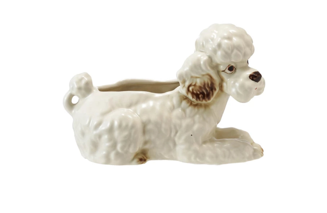 Repro Poodle Planter
