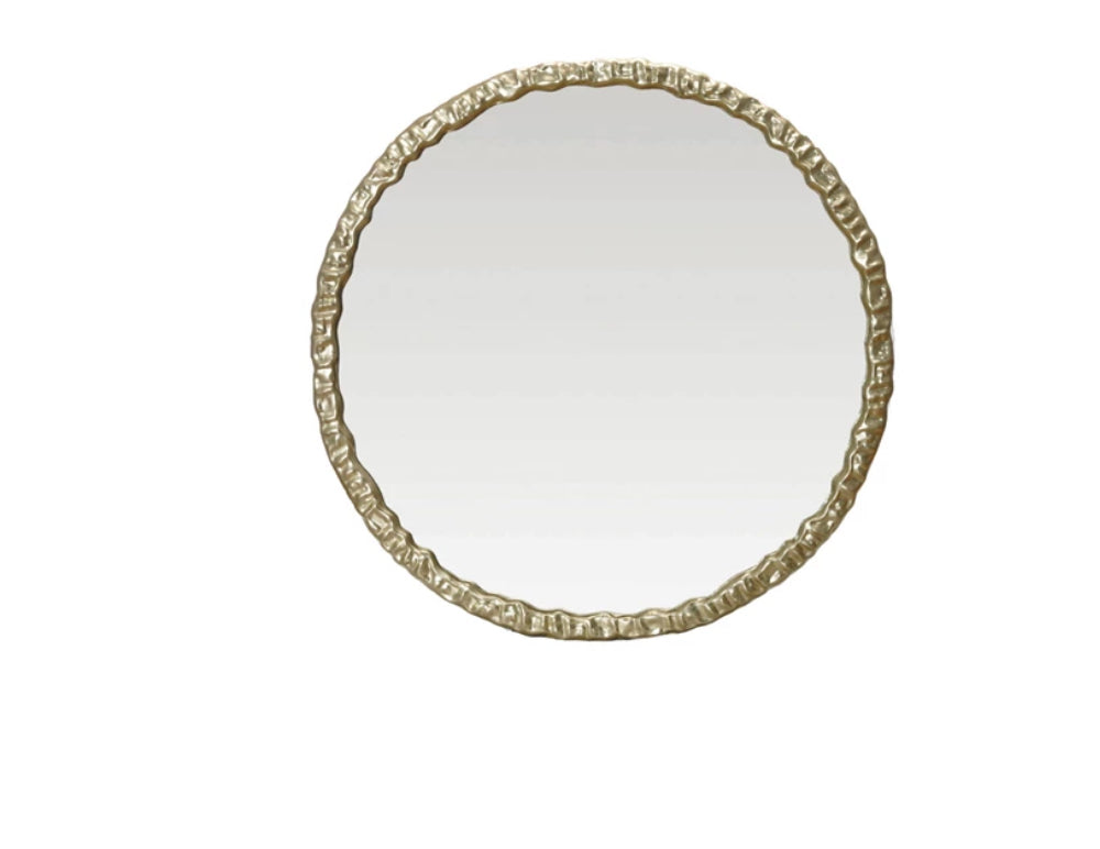 Round Gold Mirror