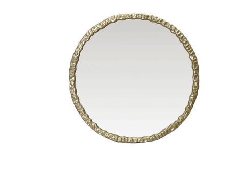 Round Gold Mirror