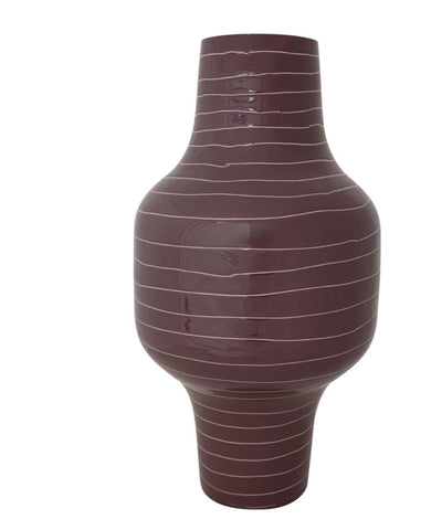 Tall Plum Vase