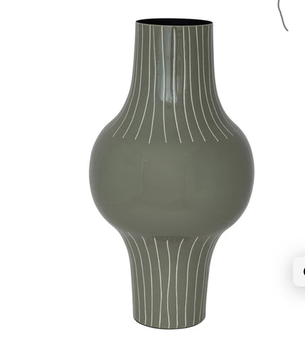 Grey Tall Vase