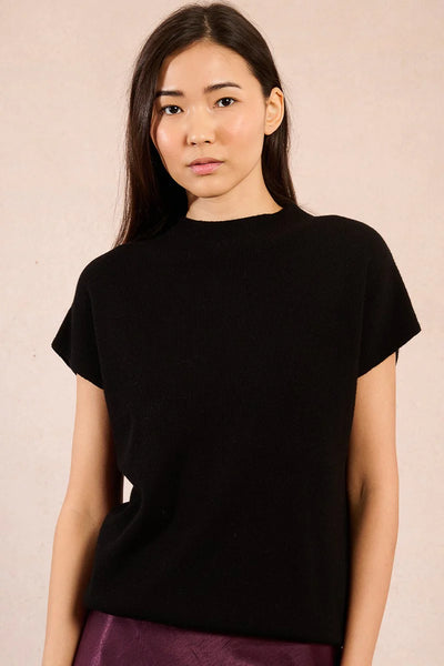Knit Short Sleeve Sweater 2 colors