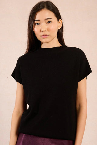 Knit Short Sleeve Sweater 2 colors