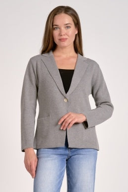 Grey Sweater Blazer