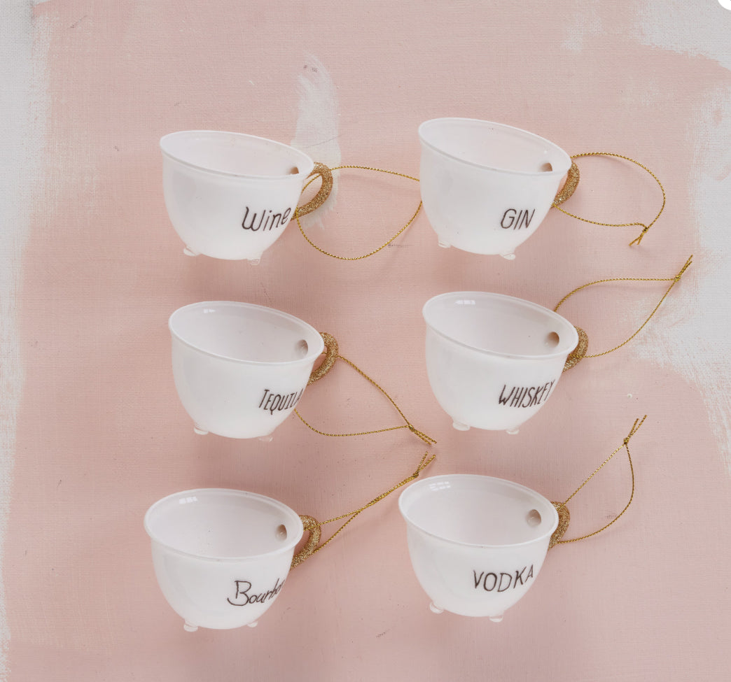 Glass Teacup Ornament