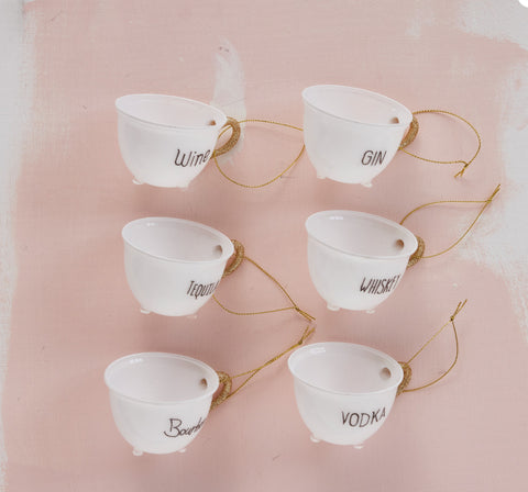 Glass Teacup Ornament