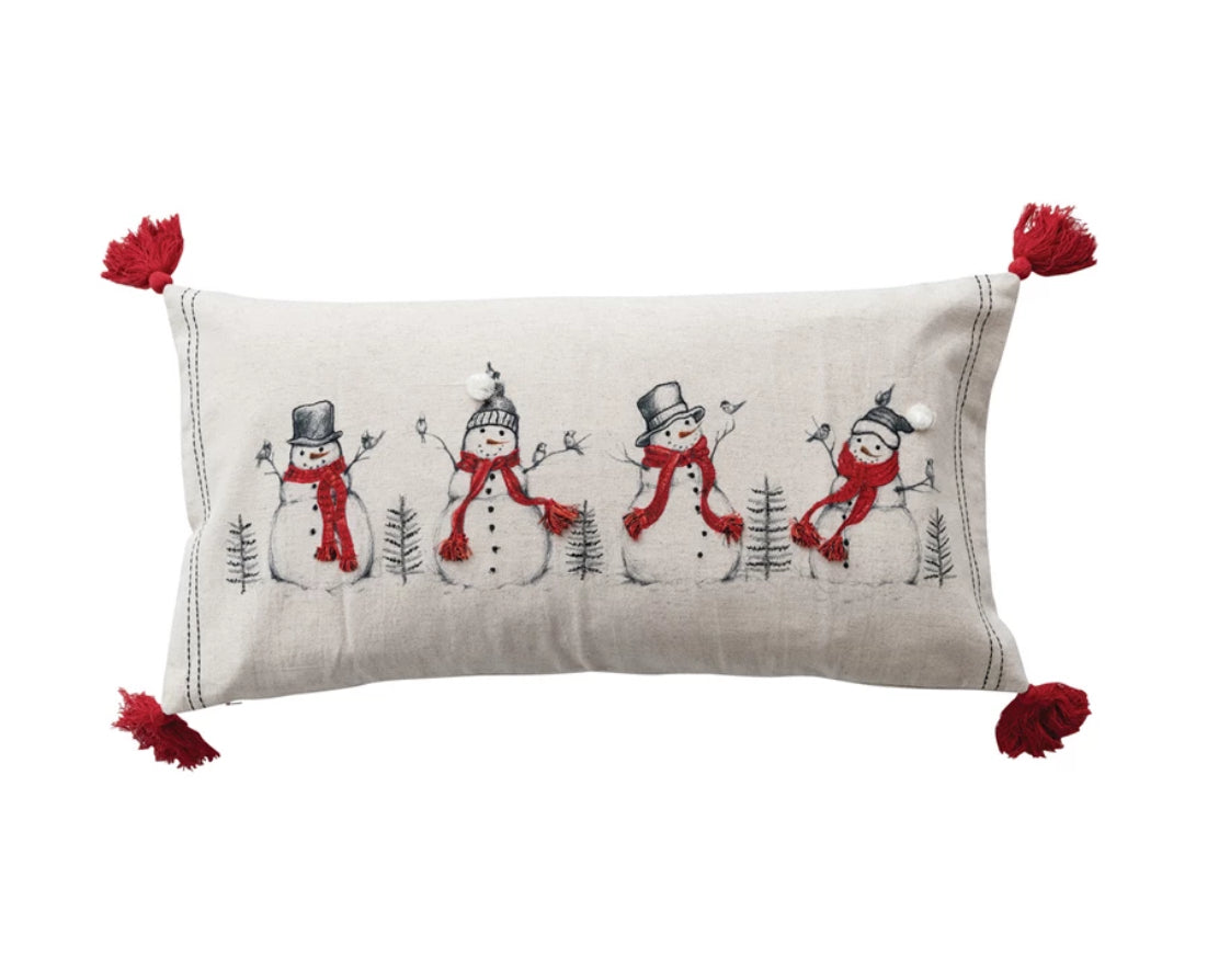 Snowman Lumber Pillow