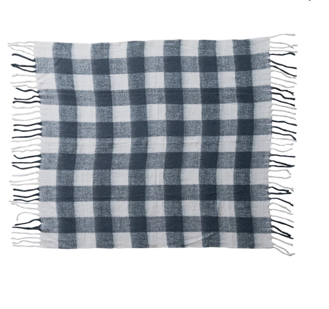 Plaid Throw