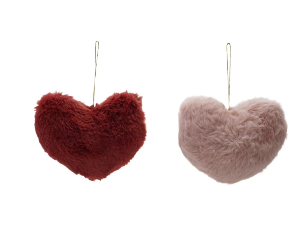 Heart plush Ornament