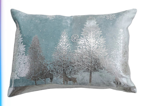 Velvet Snowflake Pillow