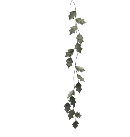 Leaf Garland w Glitter
