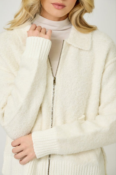 ZIP UP SWEATER Jacket