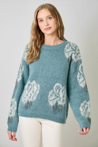 Floral Sweater